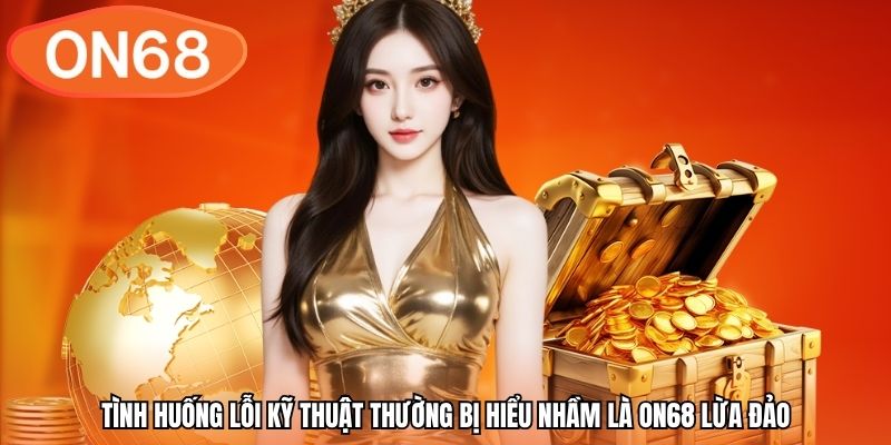 Tình huống lỗi kỹ thuật thường bị hiểu nhầm là ON68 lừa đảo